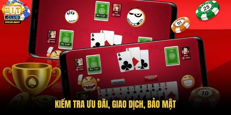 Game bài HITCLUB cùng ưu đãi giao dịch bảo mật